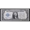 Image 2 : ***Auction Highlight*** **Star Note** 1928B $1 Blue Seal Silver Certificate "funnyback" Grades Selec