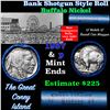 Image 1 : Buffalo Nickel Shotgun Roll in Old Bank Style 'The Great Coney Island' Wrapper 1937 & p Mint Ends