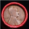 Image 2 : Mixed small cents 1c orig shotgun roll, 1915-p Lincoln Cent, Wheat Cent other end, nathens Wrapper