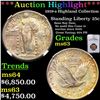 Image 1 : ***Auction Highlight*** NGC 1919-s Standing Liberty Quarter Highland Collection 25c Grades ms63 By N