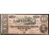 Image 2 : 1864 $10 Confederate Note, T68 Grades vf+