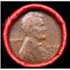 Image 2 : Mixed small cents 1c orig shotgun roll, 1918-p Lincoln Cent, Indian other end, Coca Cola Wrapper