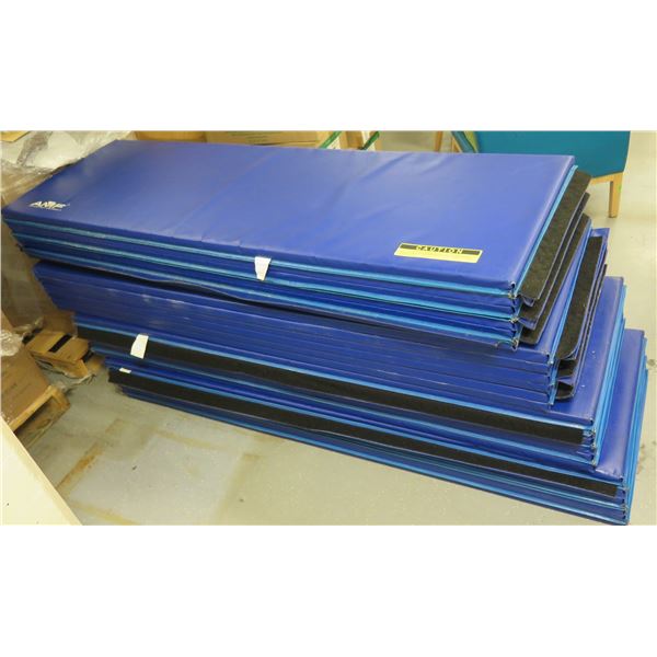 Multiple AMF Sport Supply Group Blue Folding Padded Mats 72