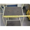 Image 8 : Qty 2 Gillis 3-Tier Rolling Ladders w/ Handrails 16"x24"x32"H (stairs) 63"H (top)