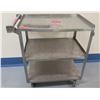 Image 1 : Lakeside Metal Rolling 3-Tier Cart 27"x17"x34"H (bent - wobbles)