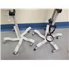 Image 3 : Qty 2 Rolling Equipment Stands w/ Basket 40"H