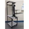 Image 1 : JustStand Ergotron Rolling Standing Desk w/ Computer Shelf 23"x27"x75"H