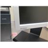 Image 8 : Metal 3-Tier Rolling Cart w/ Dell 2350dn Printer, HP LP2065 Monitor, Sharp Projector, etc