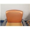 Image 2 : WMD 3575 Armchair w/ Orange Padded Seat & Back 23"x20"x19" (seat ht)