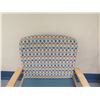 Image 2 : Steelcase Armchair w/ Blue & Geometric Padded Seat & Back 23"x20"x19" (seat ht)