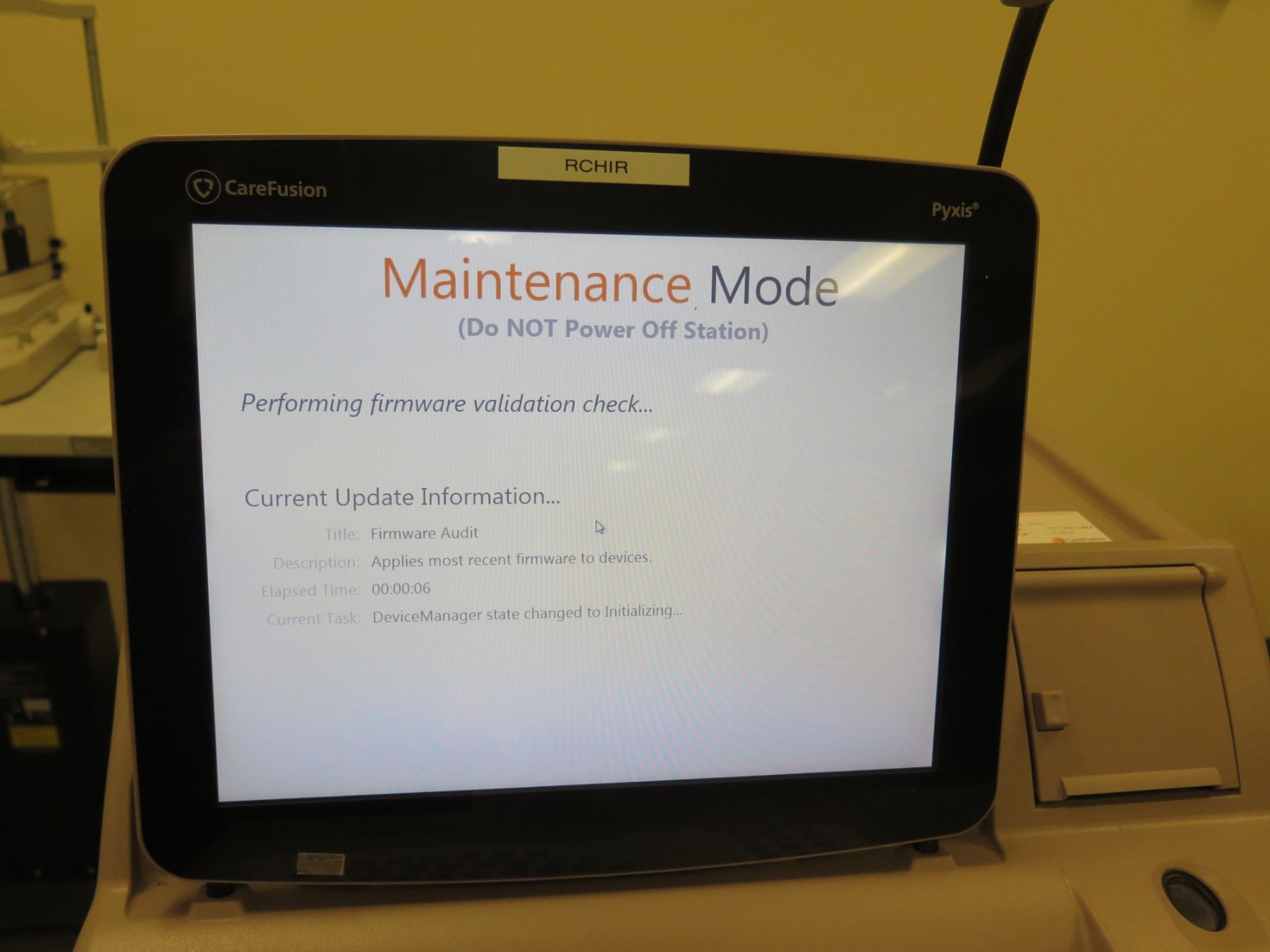 CareFusion Pyxis Med/PAS/IM ES Device Medication Dispensing System w ...