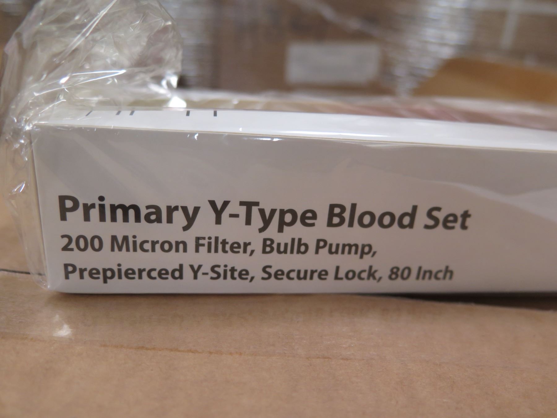 Yb Injection Set Multiple Boxes ICU Medical Primary Y-Type Blood Sets, B Braun Extension ...
