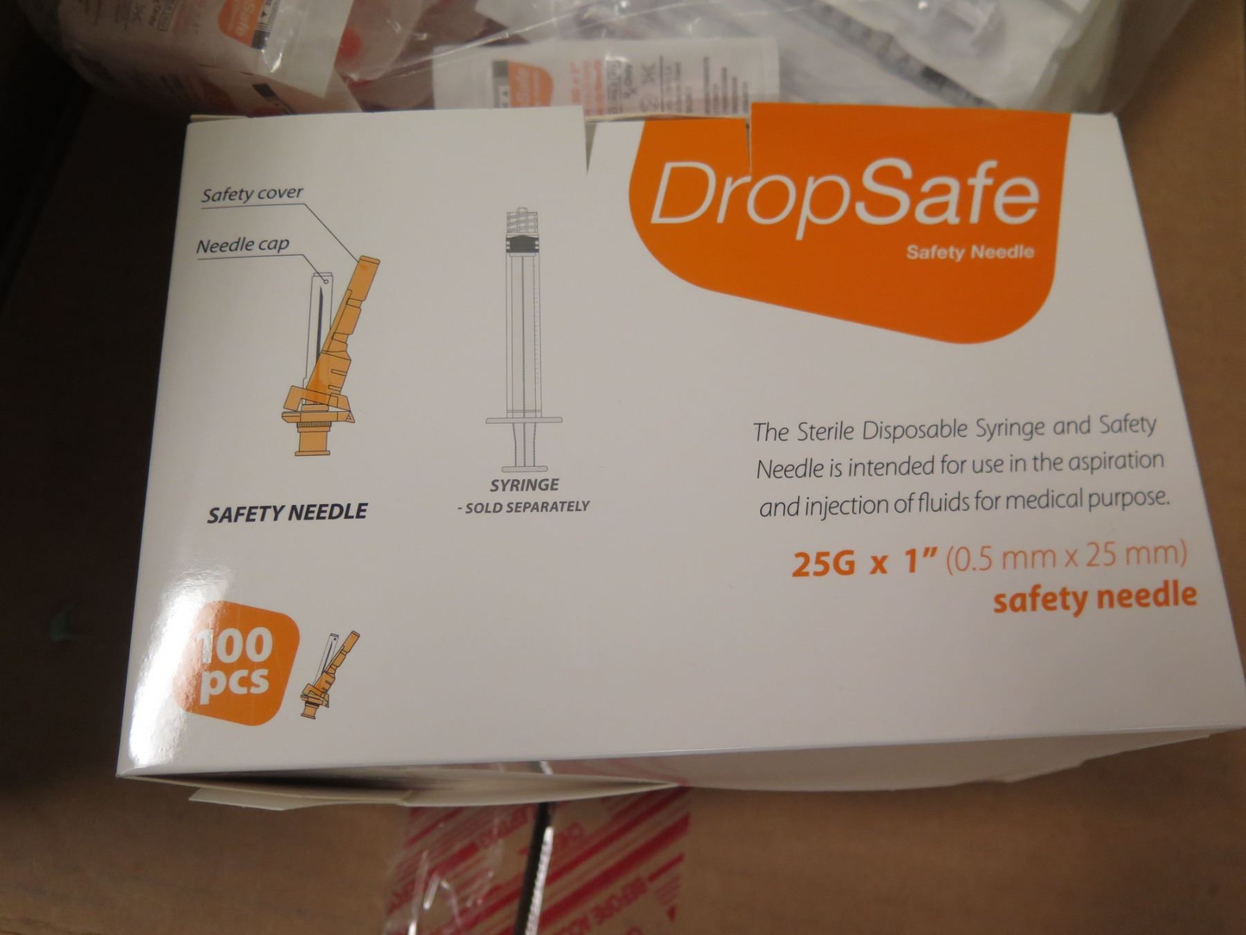 Multiple Boxes Dropsafe & Tkmd Safety Needles, Easy Touch Insulin ...