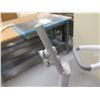 Image 2 : Qty 2 Rolling Medical Equipment IV Pole Stands w/ Base & 1 Basket