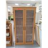 Image 8 : Wooden 2-Door Display Cabinet, 2-Tier Shelf, Cork Board, Accessories, etc