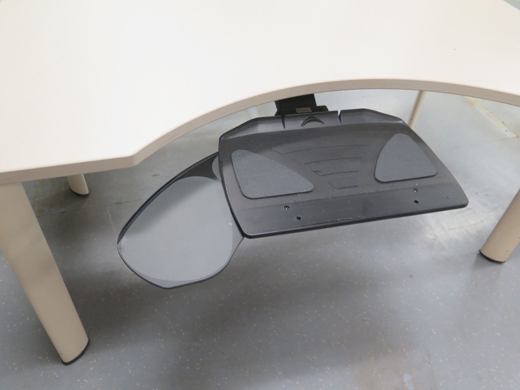 WorkRite Ergonomics Pinnacle 2 Desk w/ Adjustable Keyboard Platform