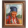 Image 1 : Umatilla Woman Original Oil Painting by Ned Mueller  [168684]