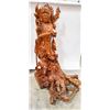 Image 1 : Red Bean Tree Carving - Bodhisattva Sculpture  [149126]