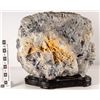 Image 2 : Natural Art: Chinese Viewing Stone - Fluorite w/Calcite  [149039]