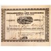 Image 1 : California and Philadelphia MC 1852 Stock  [157337]