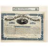 Image 1 : Mariposa Land & Mining Company Stock, Graded Extra Fine  [123673]