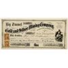 Image 1 : Big Tunnel Gold & Silver Mining Co. Stock Certificate  [143611]