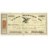 Image 1 : Yuba Mining Company Stock Certificate  [144682]