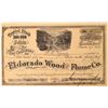 Image 1 : Eldorado Wood& Flume Co. Stock Cert  [170573]