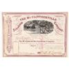 Image 1 : McClintockville Petroleum Company Stock Certificate (Purple Variety)  [167053]