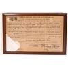 Image 1 : Franklin Pierce Autograph  on Land Grant  [158214]
