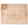 Image 1 : Benjamin Franklin Autograph On Land Deed for "Powersburg"  [159934]