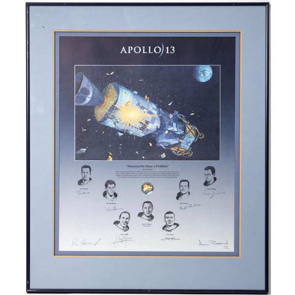 Astronauts & Actors Signed Print: Houston We Have A Problem   [154959]