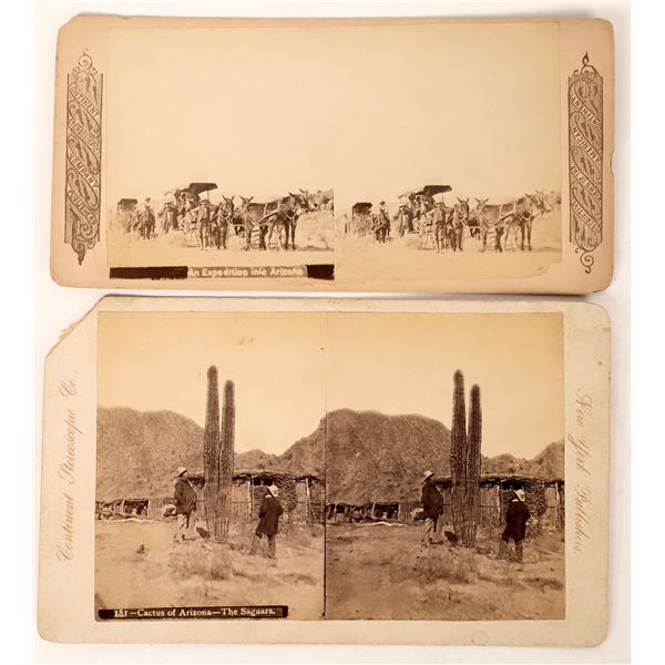 Stereoviews of Arizona Expeditions by Continent Stereographic Co.   [168258]