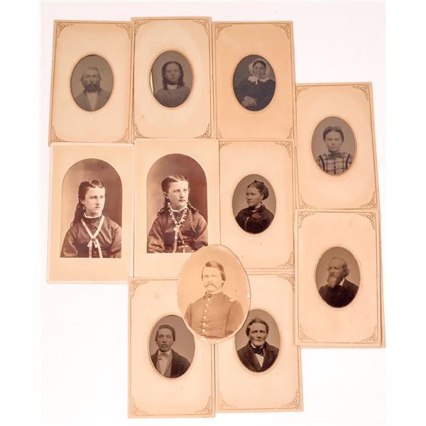 Early CDV Tintypes and 2 CDV  [152893]