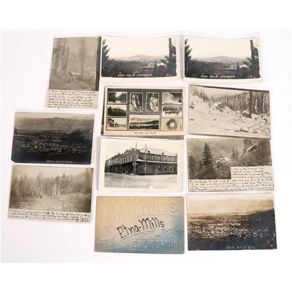 Etna Mills California Post Cards (12)  [166410]