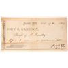 Image 1 : John G. Garrison - Gold Dust Receipt, A. Huntley  [169272]