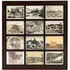 Image 1 : Grass Valley Mining Vintage Framed Postcards (4)  [148622]