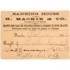 Image 1 : H. Mackie & Co. - Gold Dust Receipt, Richardson & Co.  [169266]