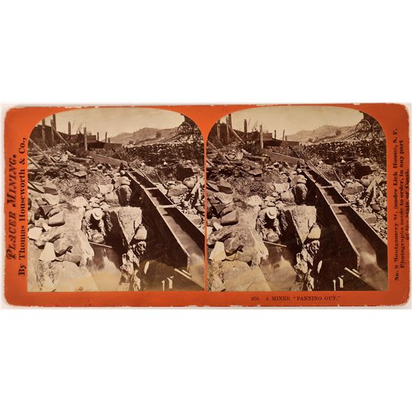 Houseworth Stereoview of a Classic Multi-Stage Long Tom  [123692]