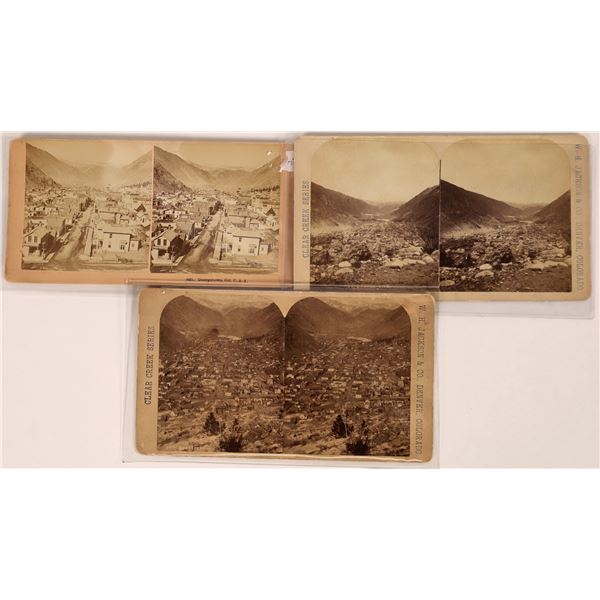 Georgetown, Colorado Stereoviews (3)  [123610]