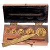 Image 2 : Miner's Pocket Assay Weights in Wood Case  [168542]