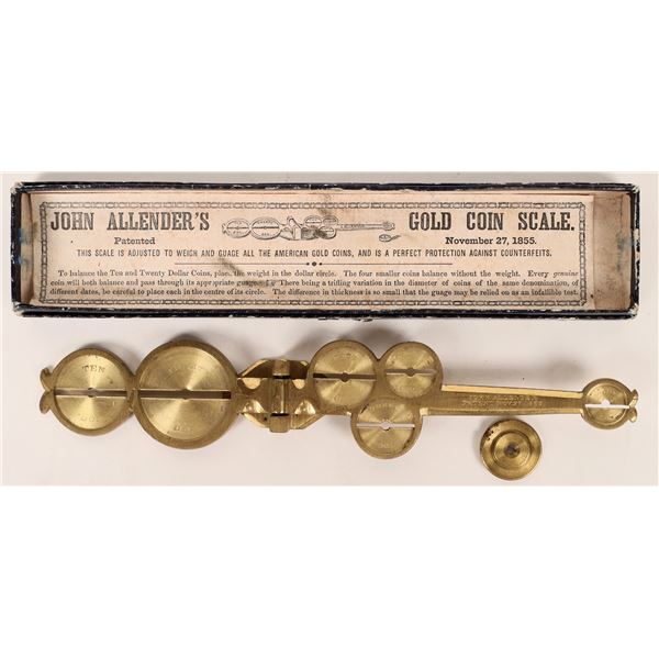 Gold Coin Scale & Counterfeit Detector-John Allender   [168548]