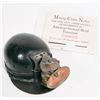 Image 1 : Miner's Barta Leather Helmet with Autolite Lamp & Mining Sign  [168930]