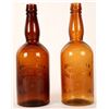 Image 1 : Mt. Diablo Wine Co. Amber Bottles, 2  [169956]