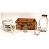 Image 1 : Coors Malted Milk Wood Case, Jars and Porcelain, 6  [168545]