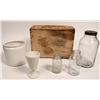 Image 2 : Coors Malted Milk Wood Case, Jars and Porcelain, 6  [168545]