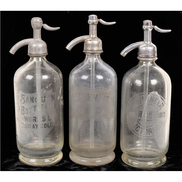 Colorado Mining Camp Seltzer Bottle Trio  [168345]