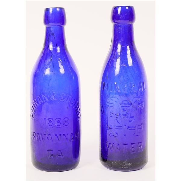 Savannah Cobalt Bottles, c. 1882  [169006]