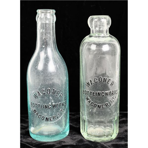 Waconer Bottling Works Bottles, 2  [169143]