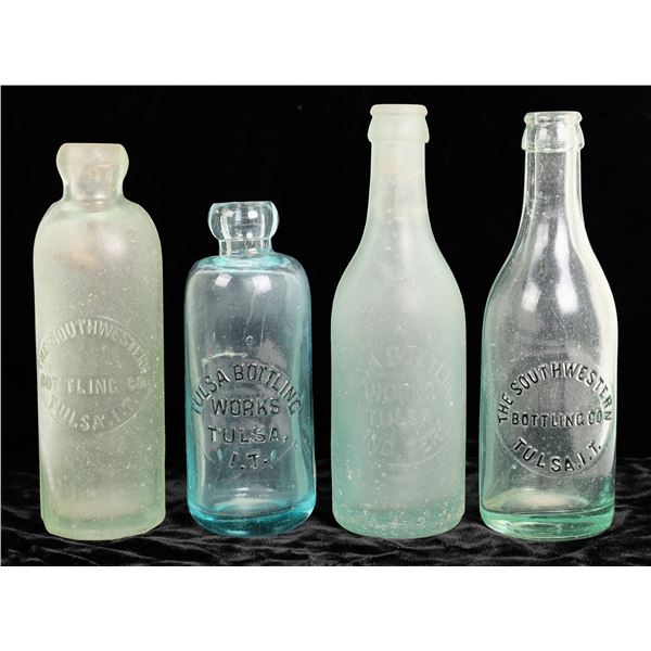 Tulsa Indian Territory Soda Bottles, 4  [169141]